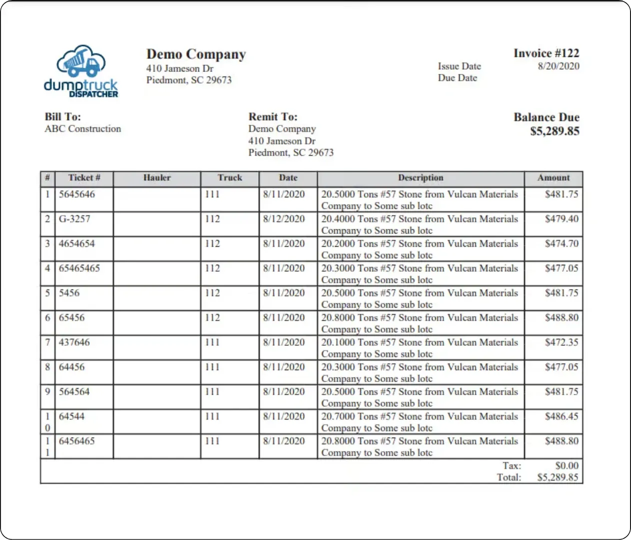invoicing templates